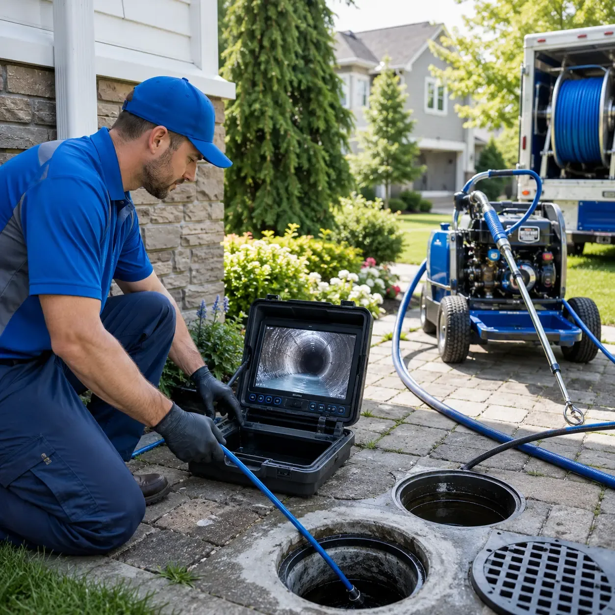 Outdoor drain cleaning professionals serving Sterling, AK